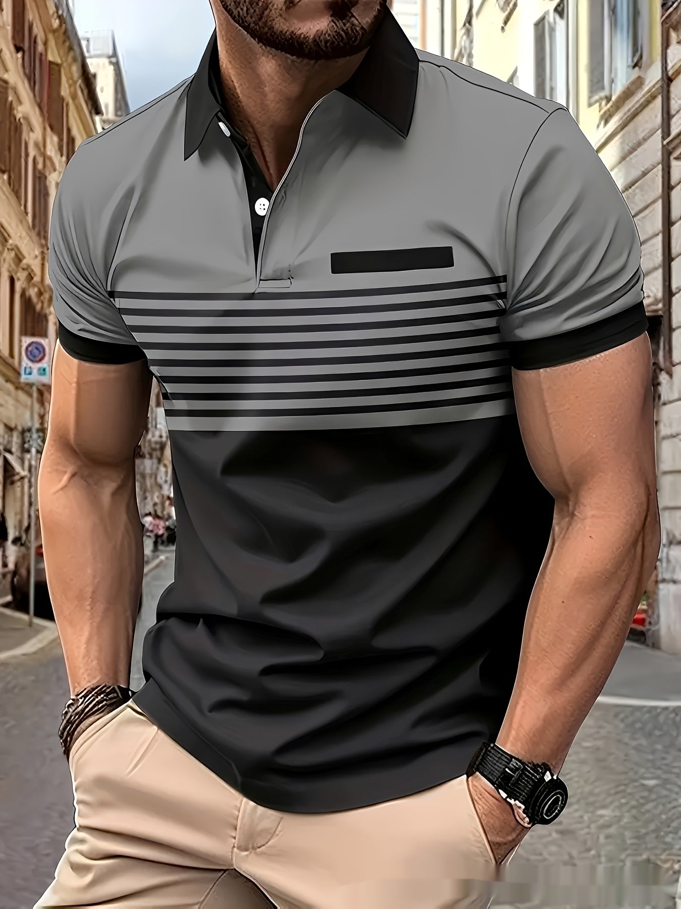 Thomas - Schickes Polo mit schmalem Schnitt für Männer