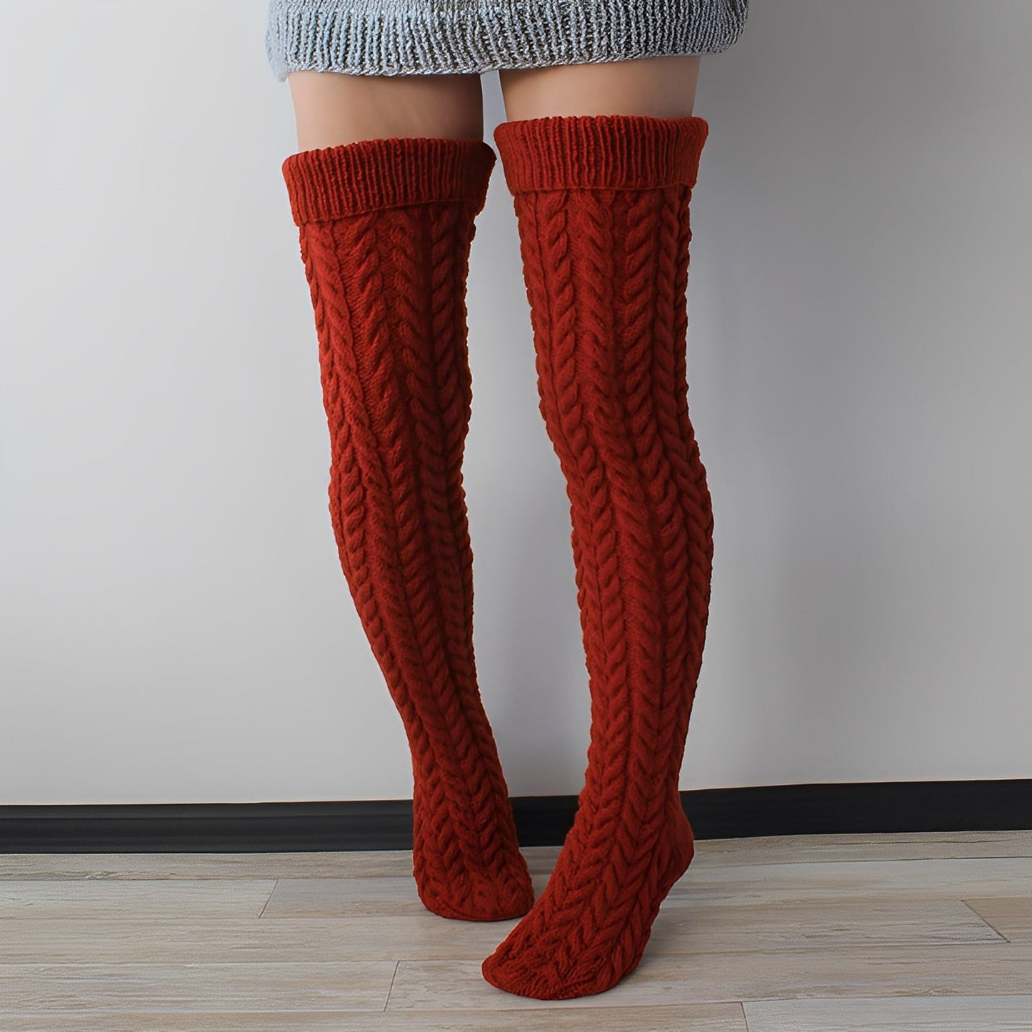 Angelle - Trendige Overknee-Strümpfe für Damen