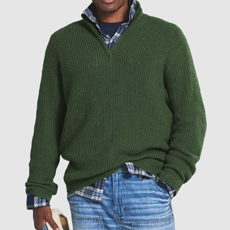 Constantine – Bequemer Pullover mit Reißverschluss für Herren
