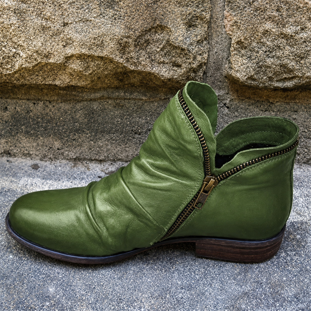 Julie - Schicke Ankle Boots mit Zipper