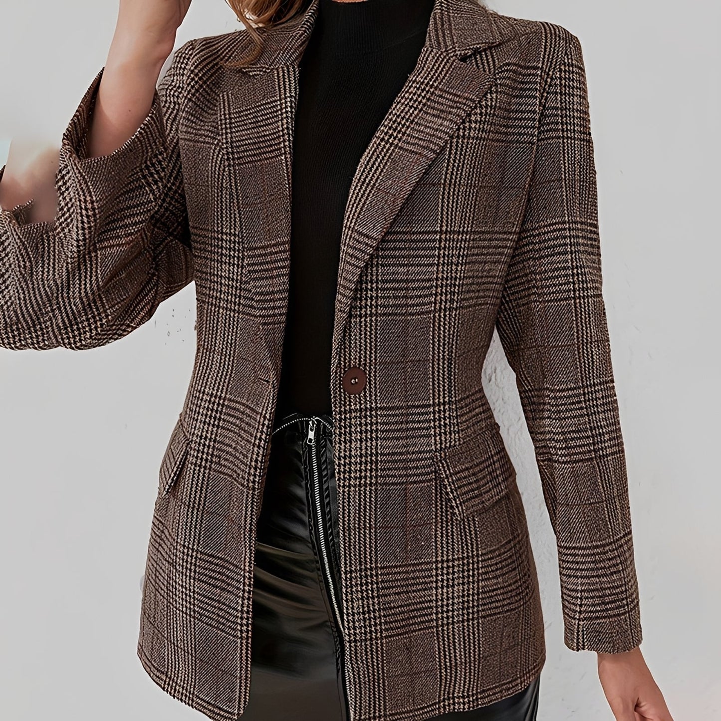 Eshal - Stilvoller karierter Blazer