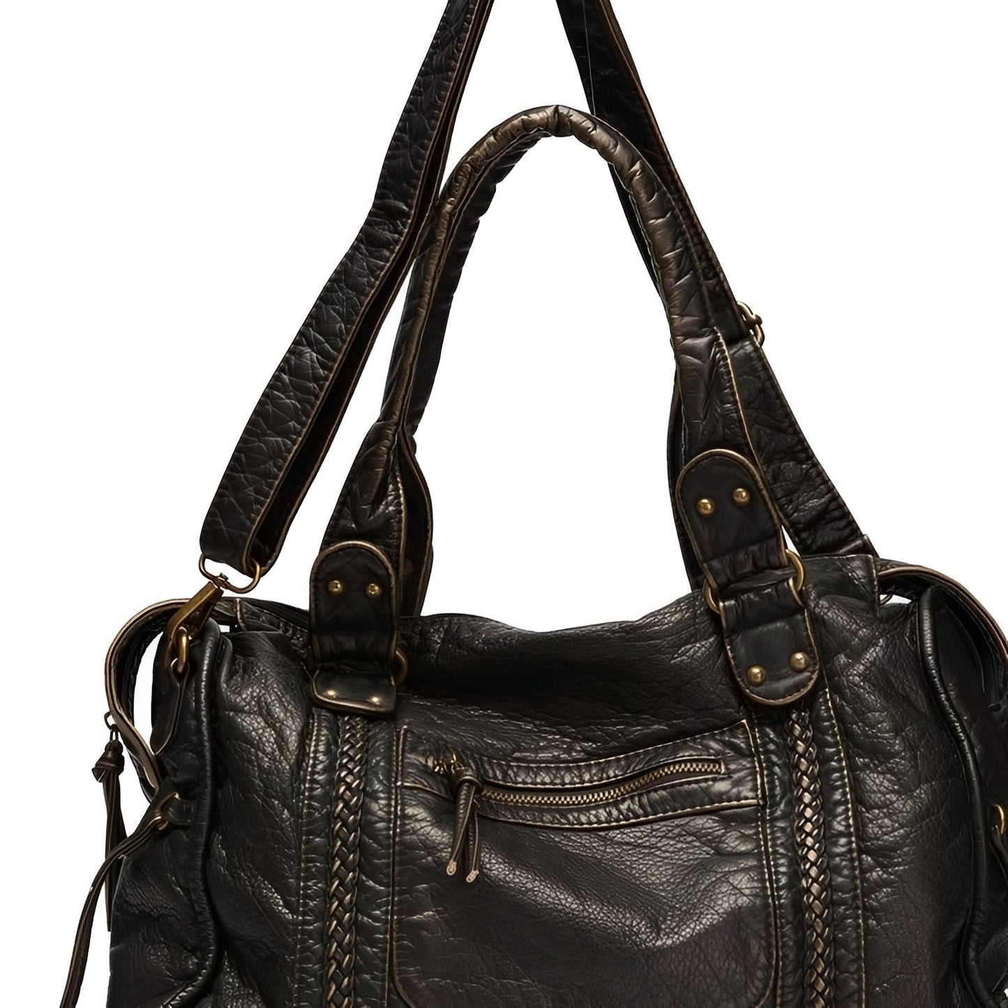 Hollie - Damenhandtasche mit Reißverschluss im lässigen Stil