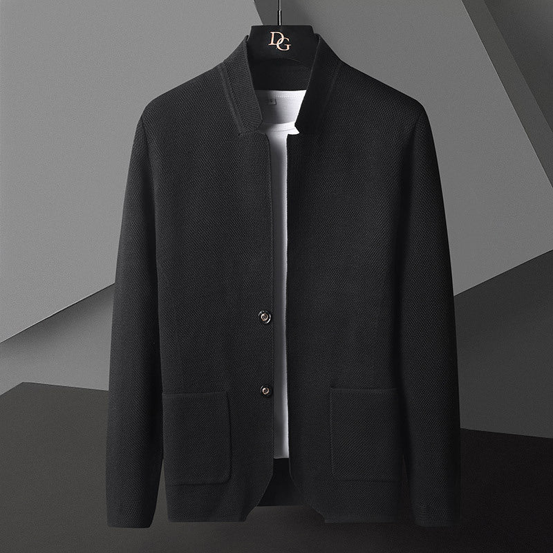 Elsdon - Modische, leichte Herren-Strickjacke mit Taschen