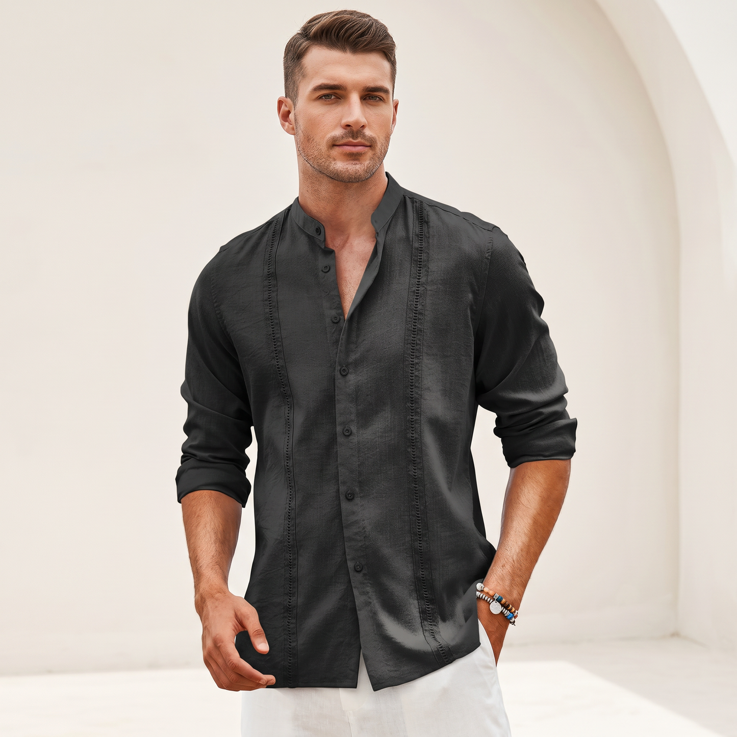 Olivier - Elegantes Hemd mit Verzierung