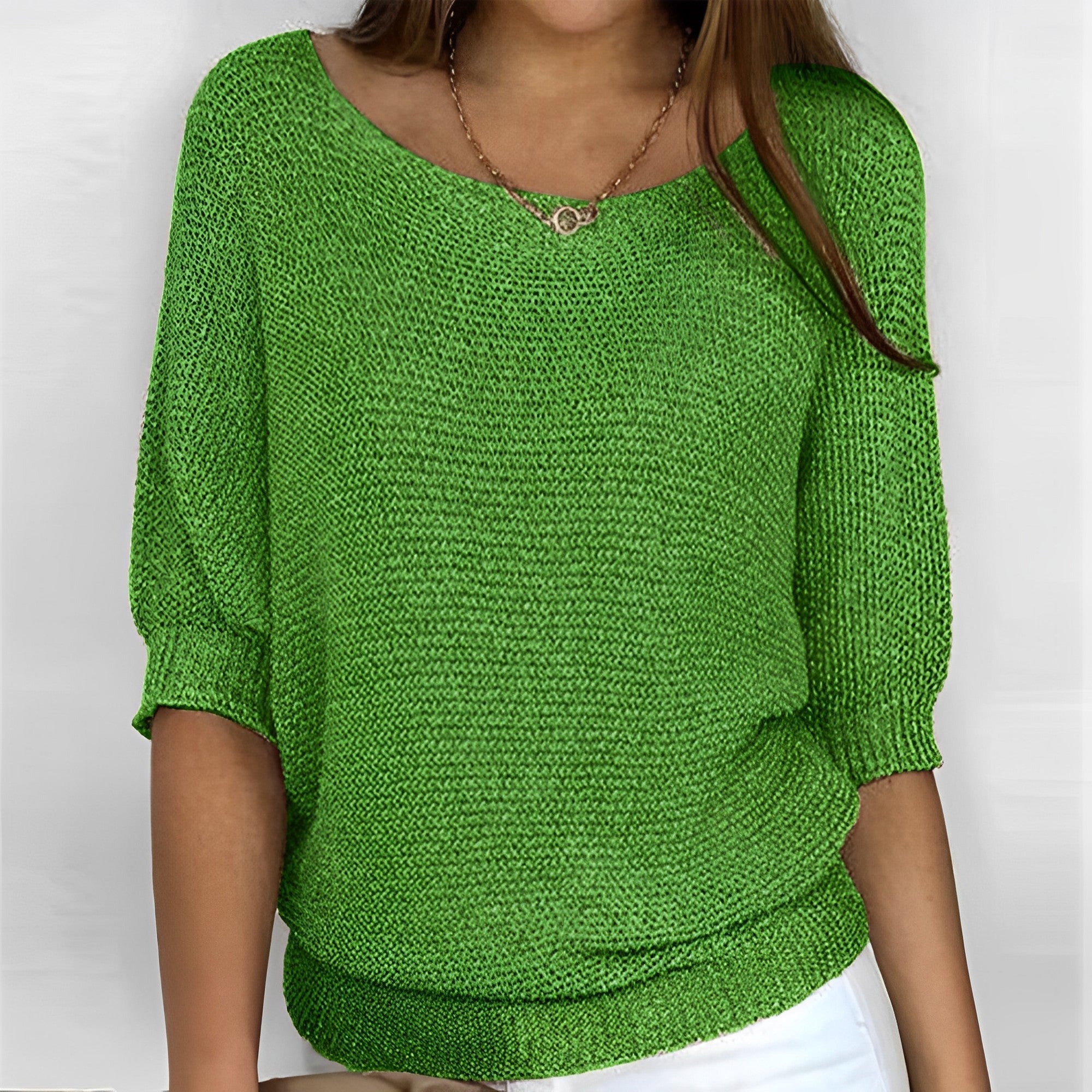Leonie - Moderner Rundhals-Pullover