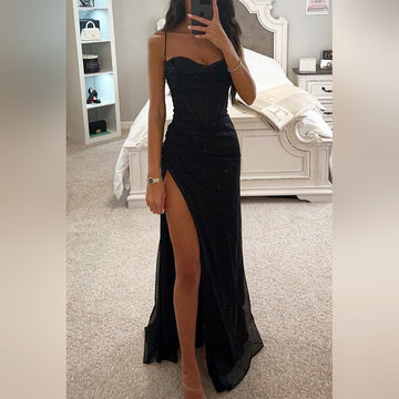 Elina – Abendkleid mit herzförmigem Ausschnitt
