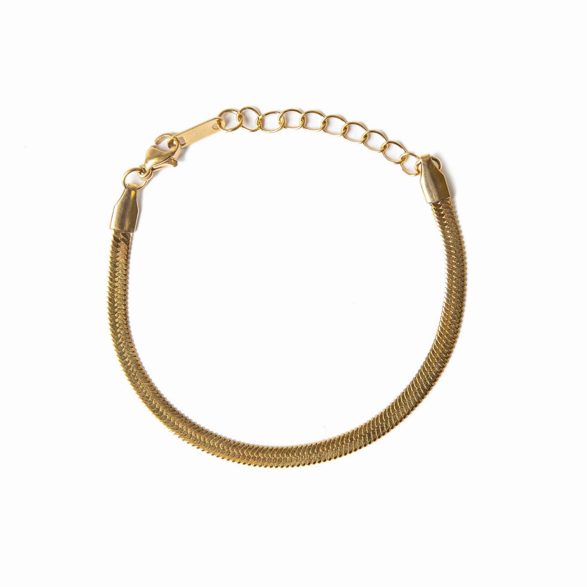 Livia – Stilvolles goldenes Schlangenarmband