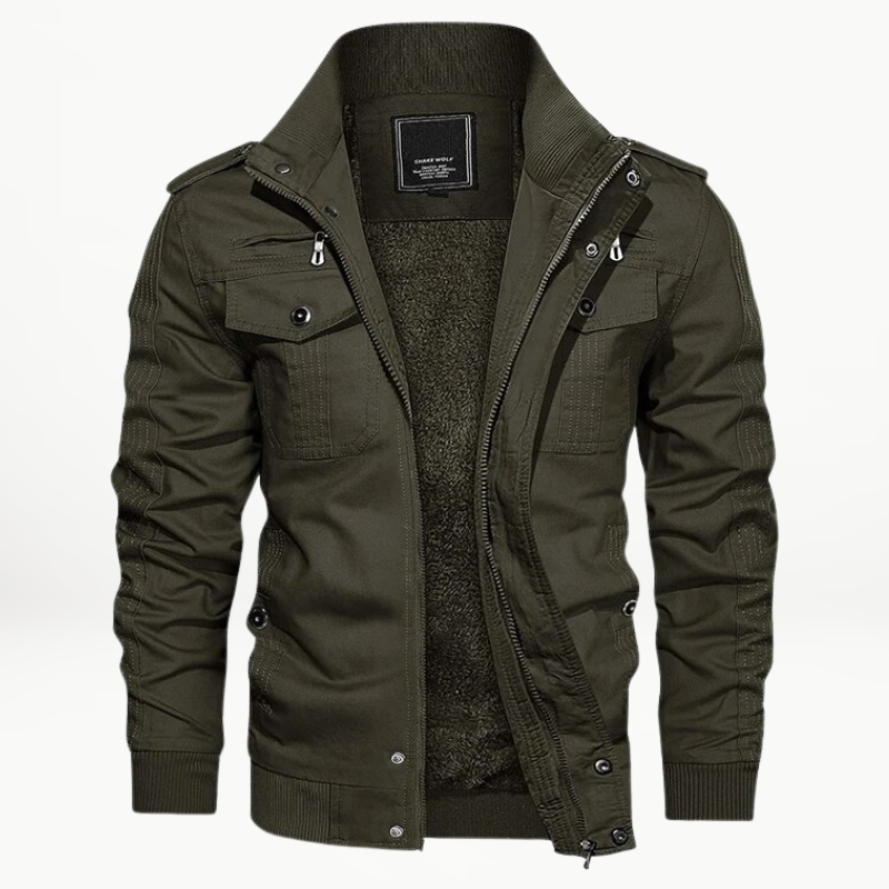 Jaxon - Warme, kuschelige Jacke mit Reißverschluss