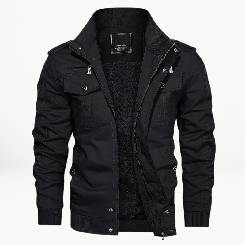 Jaxon - Warme, kuschelige Jacke mit Reißverschluss