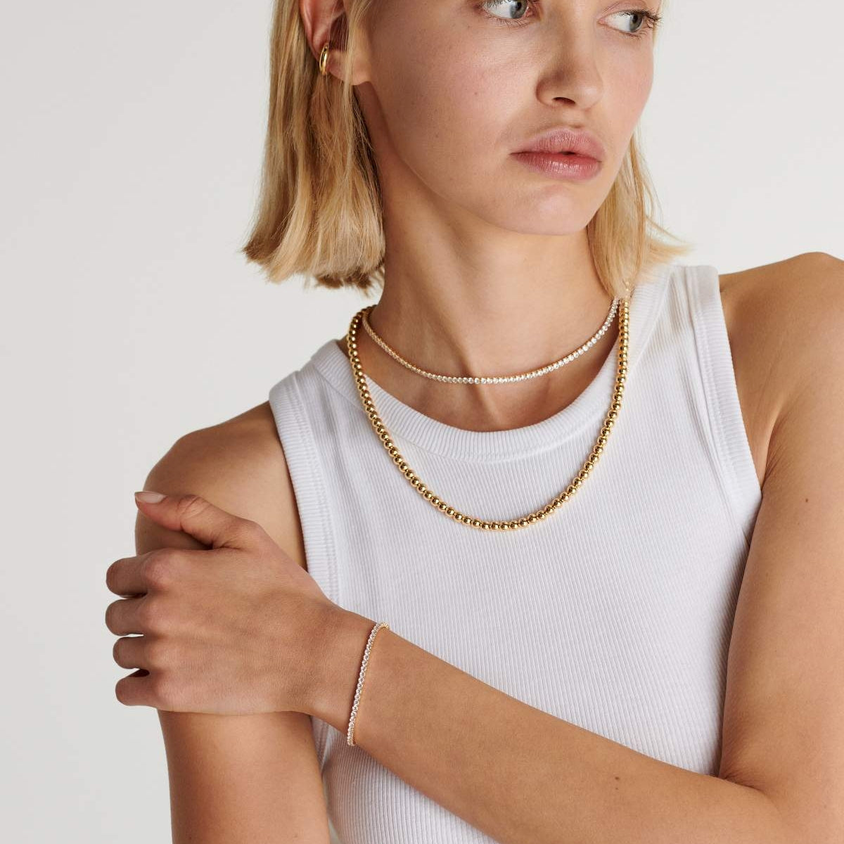 Astrid - Zeitloses Tennisarmband