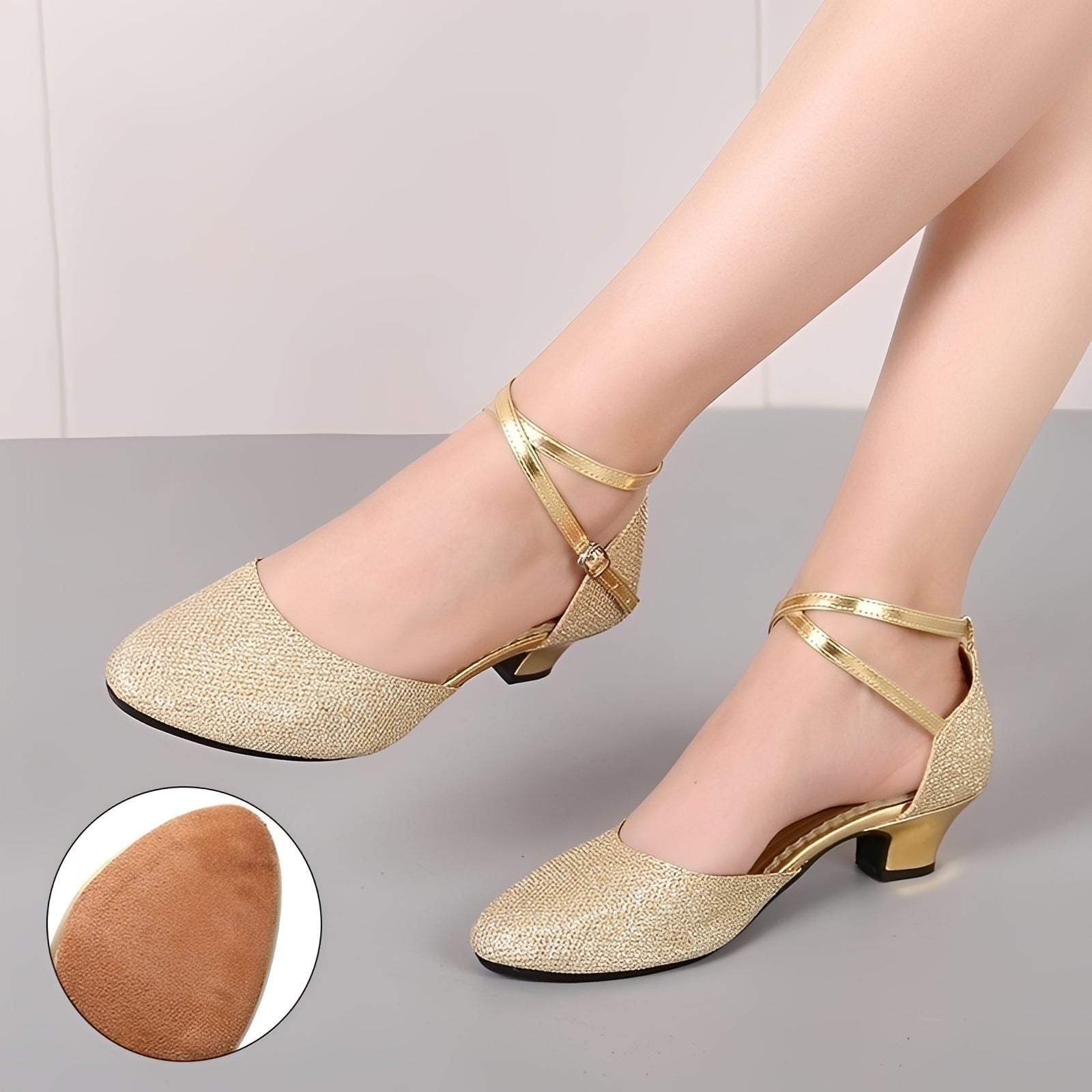 Carrie - Glitzernde Damensandalen