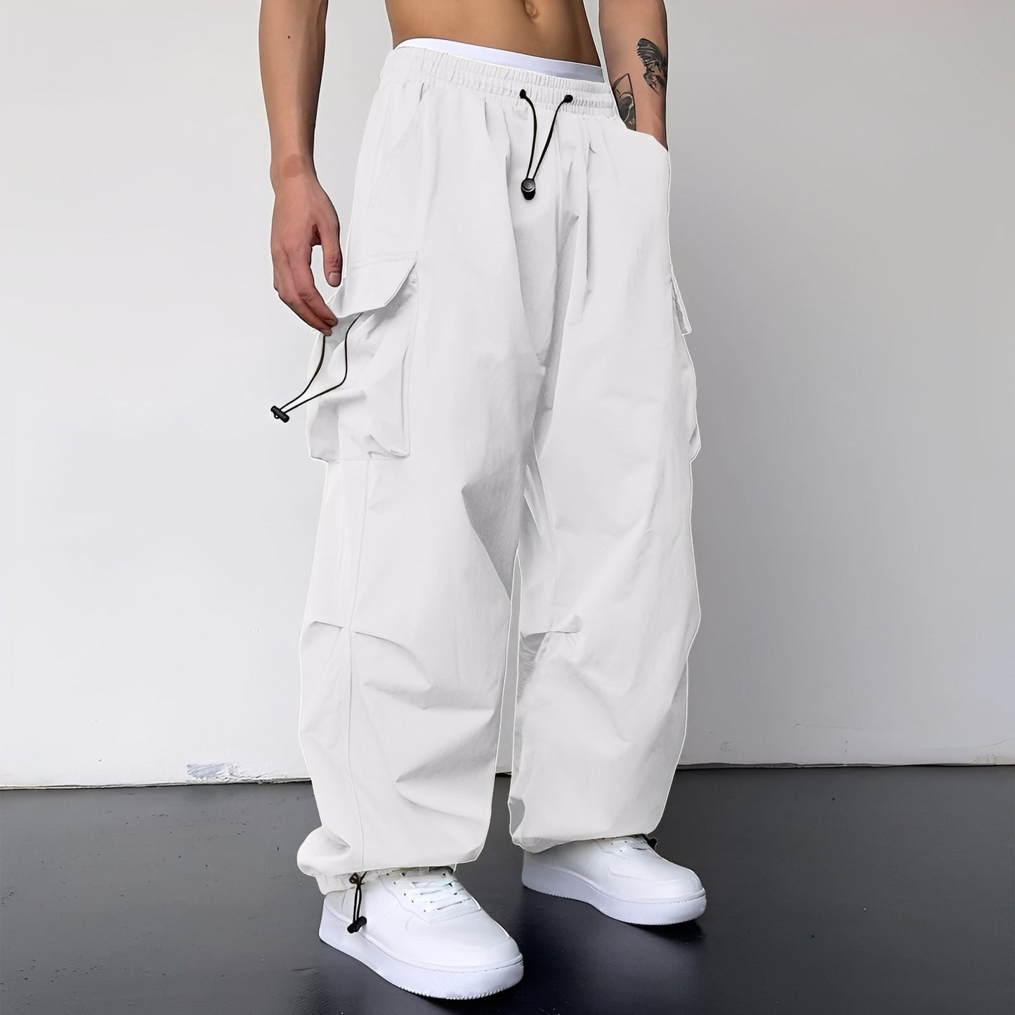 Kaleb - Stylische Baggy-Cargohose für Herren