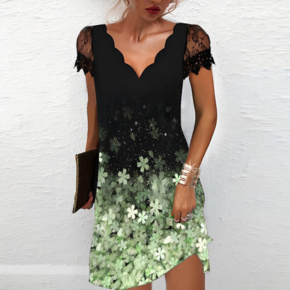 Vanessa - Elegantes Kleid mit Blumenmuster für Frauen