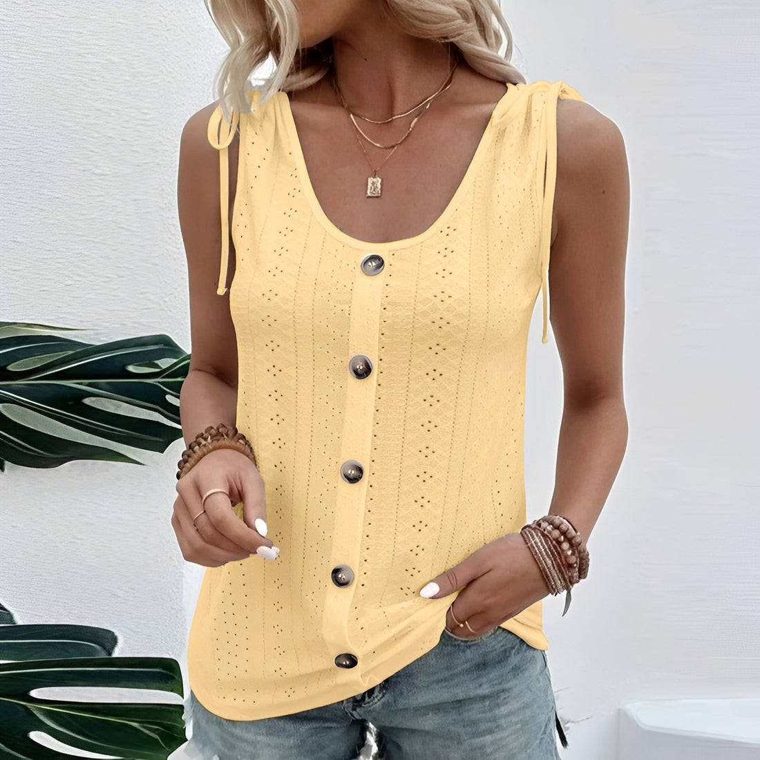 Millie - Elegantes ärmelloses Top für Frauen