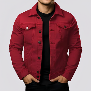 Maxwell - Traditionelle Männerjacke aus widerstandsfähigem Stoff
