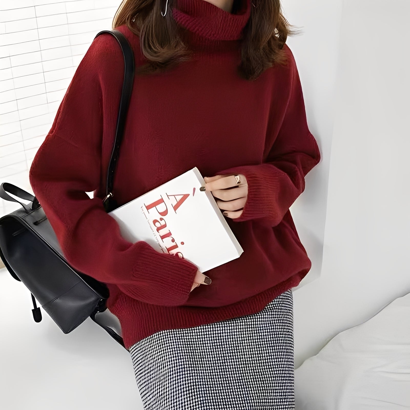 Clementine - Damenpullover mit gemütlichem Rollkragen