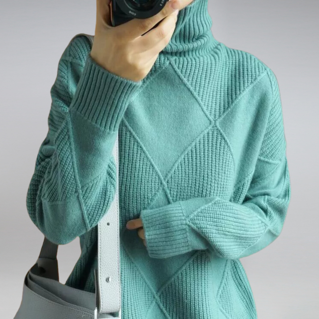 Camille - Eleganter Rollkragenpulli