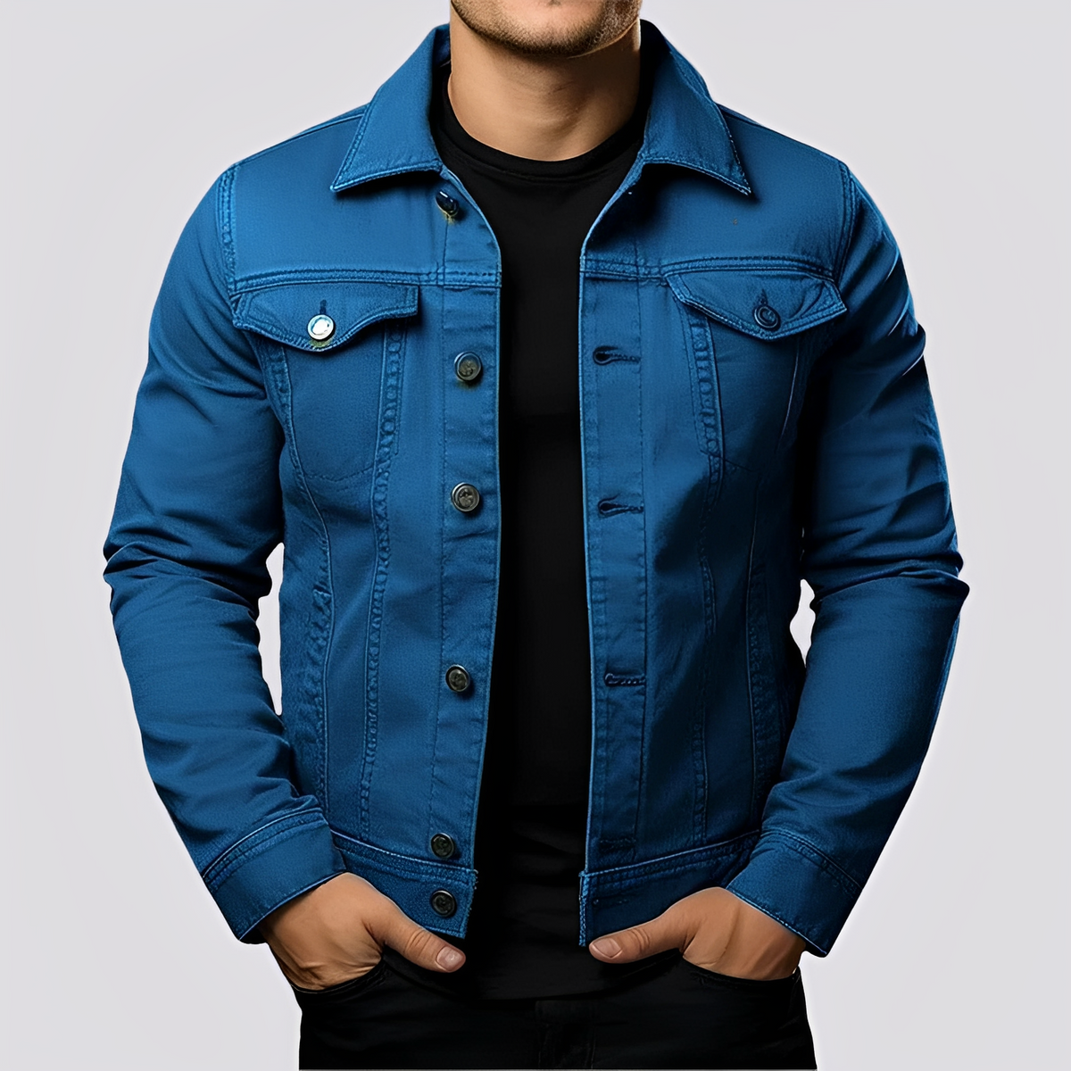 Maxwell - Traditionelle Männerjacke aus widerstandsfähigem Stoff