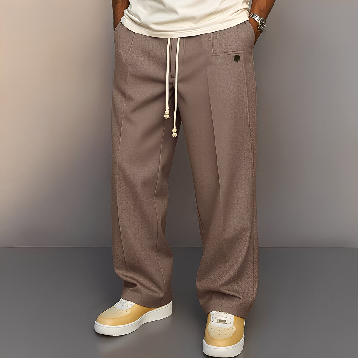 Henri - Komfortable Herrenhose mit Kordelzug