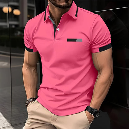 Julian - Polo schick und sportlich mit umgeschlagenem Kragen für Herren