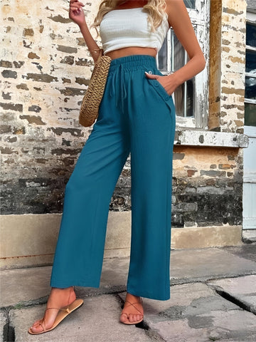 Allie - Weite, schicke Hose mit hoher Taille für Frauen