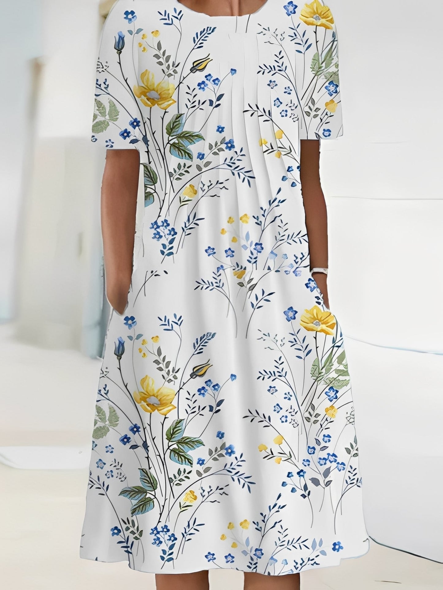 Jodie - Kleid mit elegantem Druck für Frauen