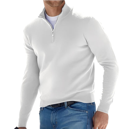 Ralph - Bequemer Herrenpullover mit Reißverschluss