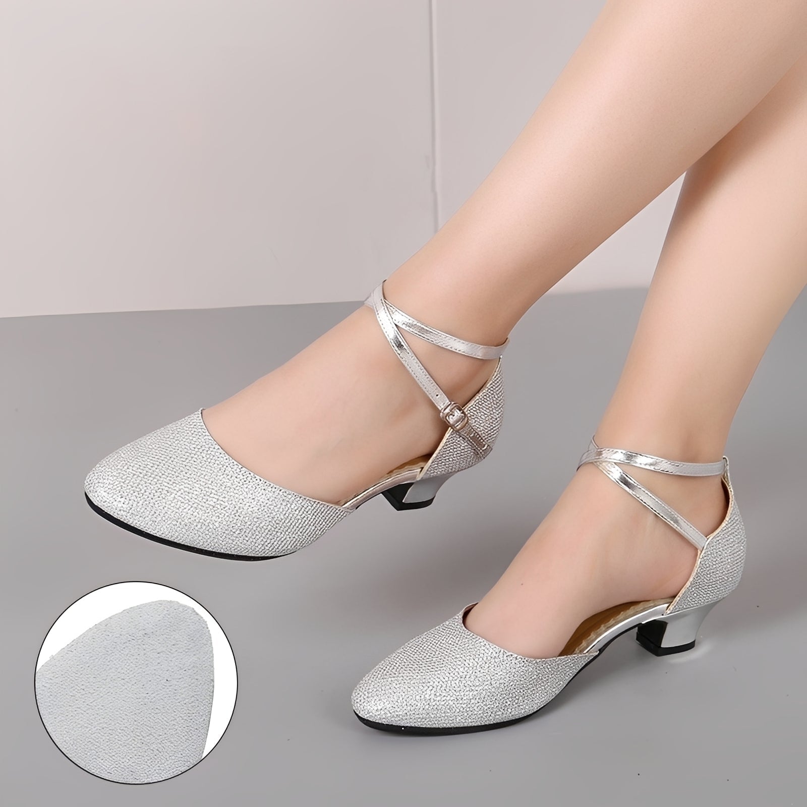 Carrie - Glitzernde Damensandalen