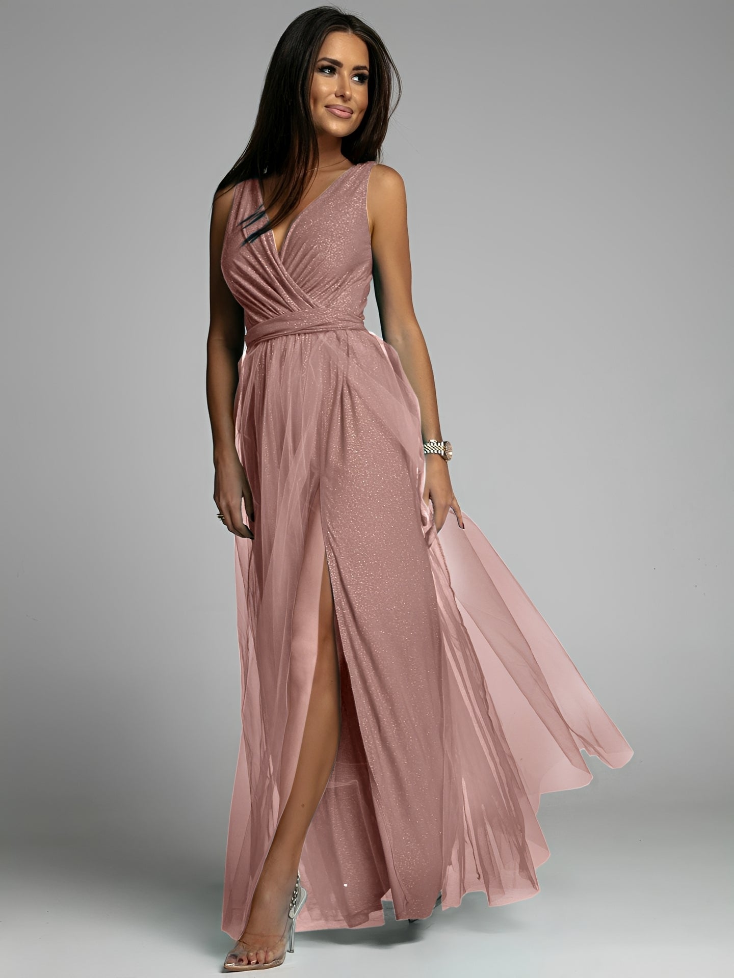 Rachael - Elegantes ärmelloses Kleid für Frauen