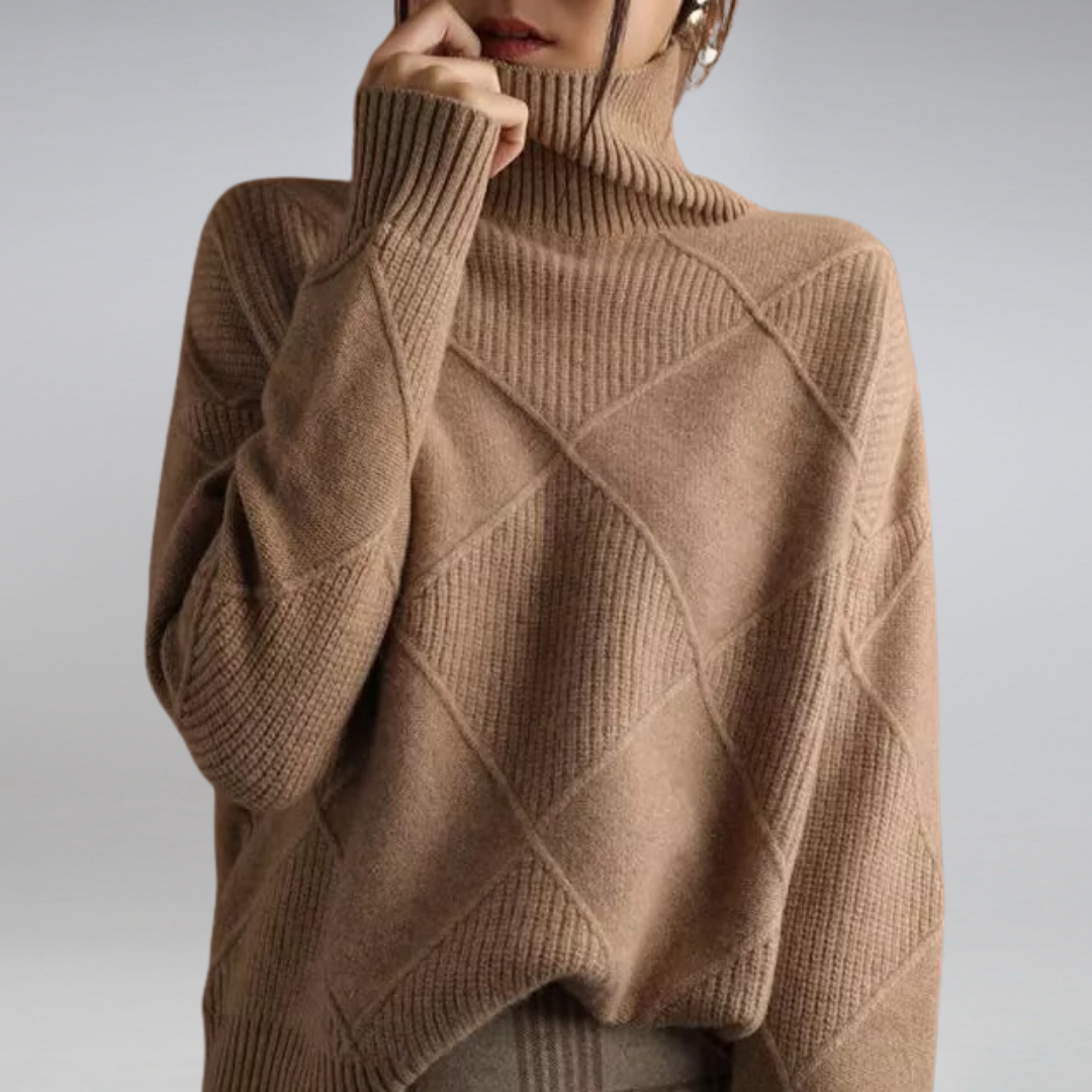 Camille - Eleganter Rollkragenpulli