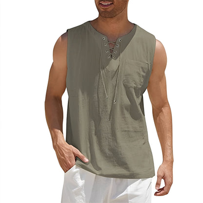 Alexia - Bequemes ärmelloses Tanktop für Männer