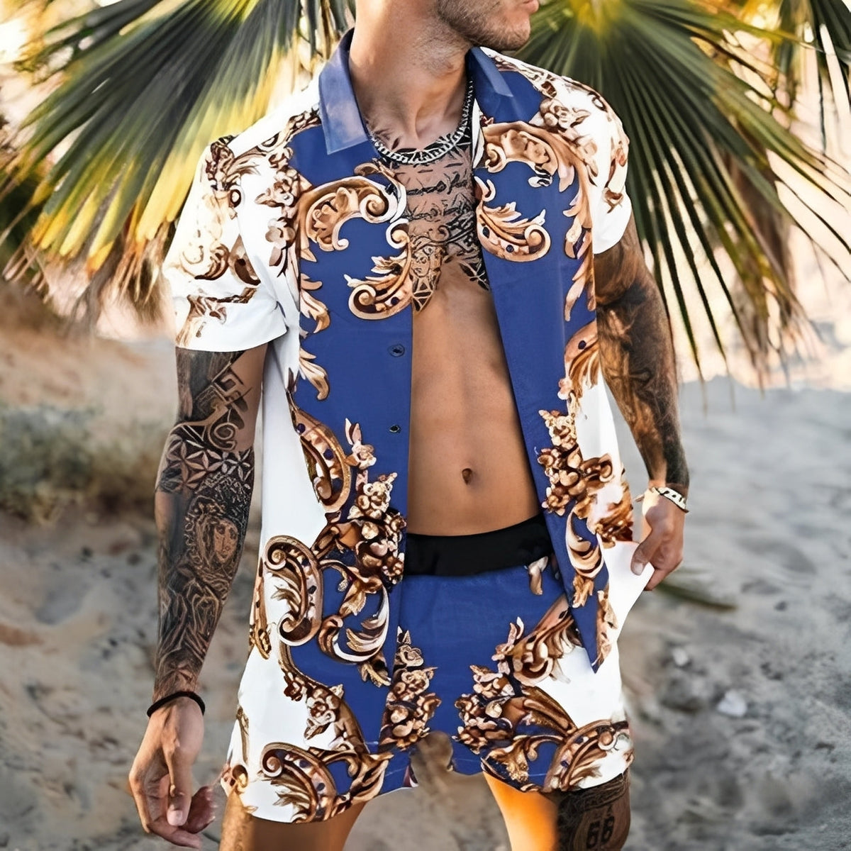 Lucas - Elegante Hawaiihemd-Sets für Männer