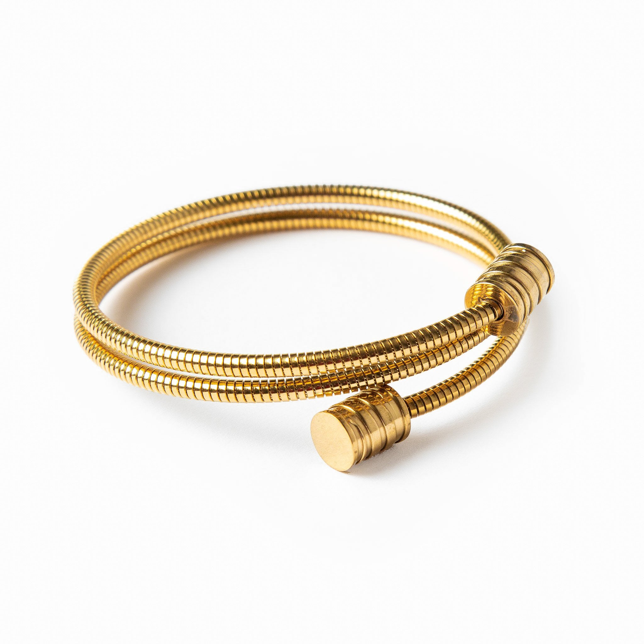 Angie – Armband mit geschwungenem Design in Gold