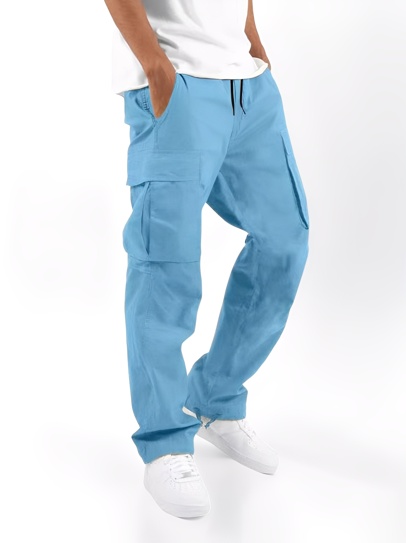 Ronelle - Komfortable Herren-Cargohose mit Kordelzug