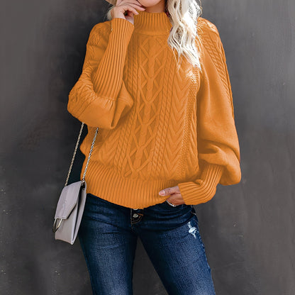 Jemima - Eleganter, lässiger Damen-Rollkragenpullover