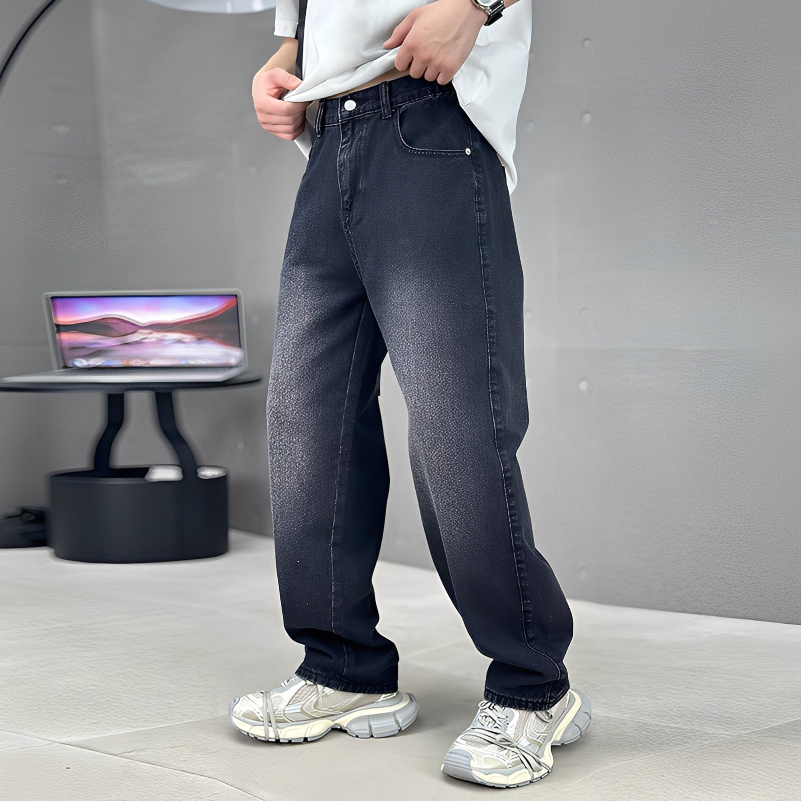 Wendell - Trendige Männerjeans mit bequemer Passform