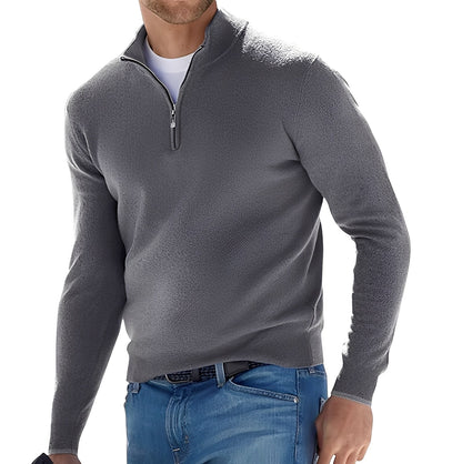 Ralph - Bequemer Herrenpullover mit Reißverschluss