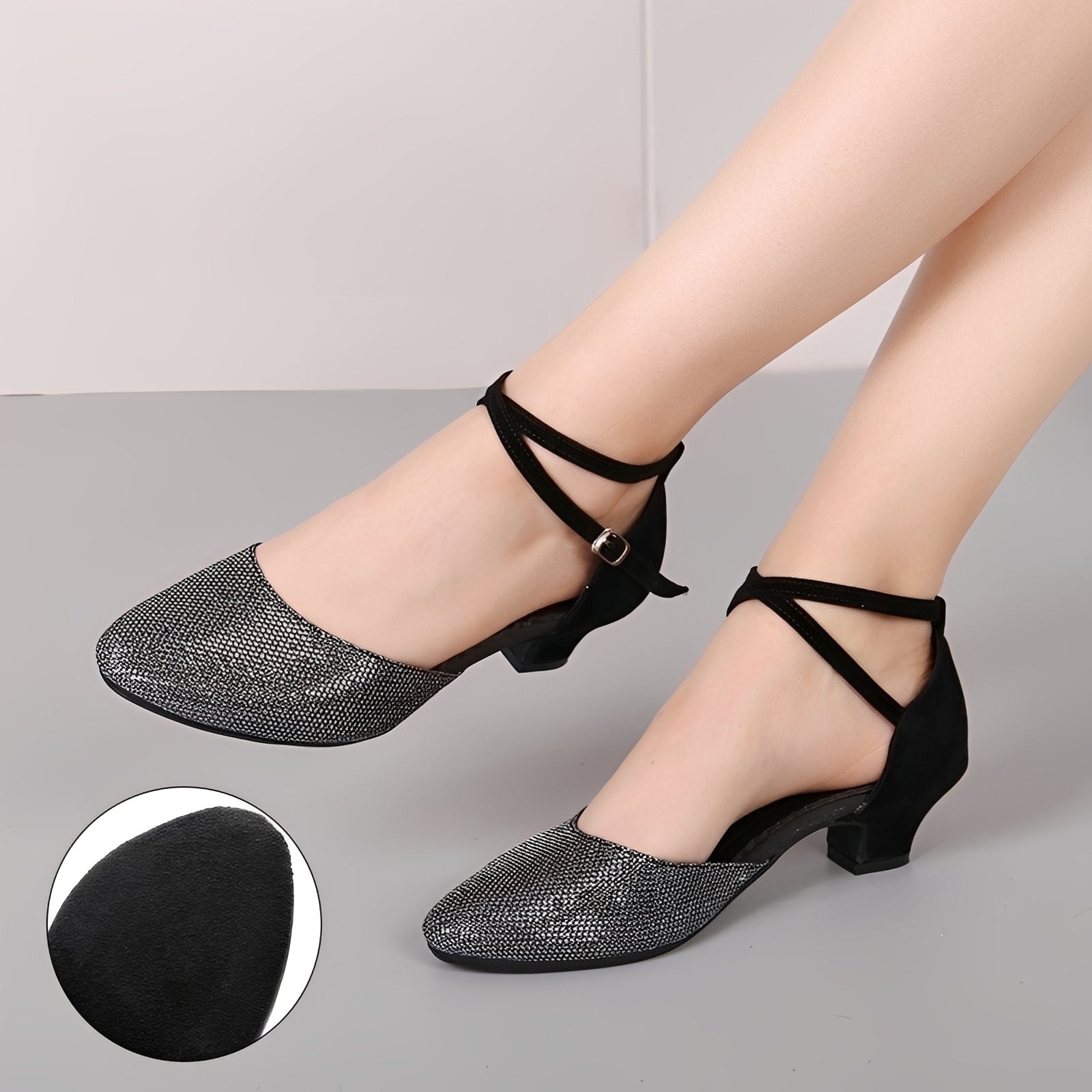 Carrie - Glitzernde Damensandalen