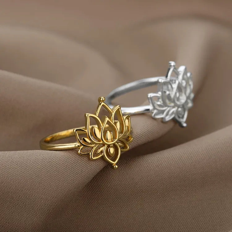 Lotusblume - Feiner Ring