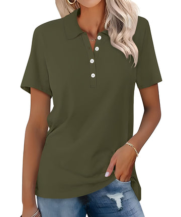 Amanda - Kurzarm-Polo lässig für Frauen
