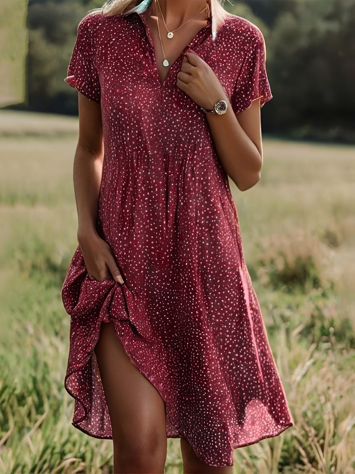 Gloria - Klassisches ethnisches Kleid für Frauen