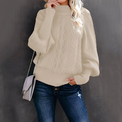 Jemima - Eleganter, lässiger Damen-Rollkragenpullover