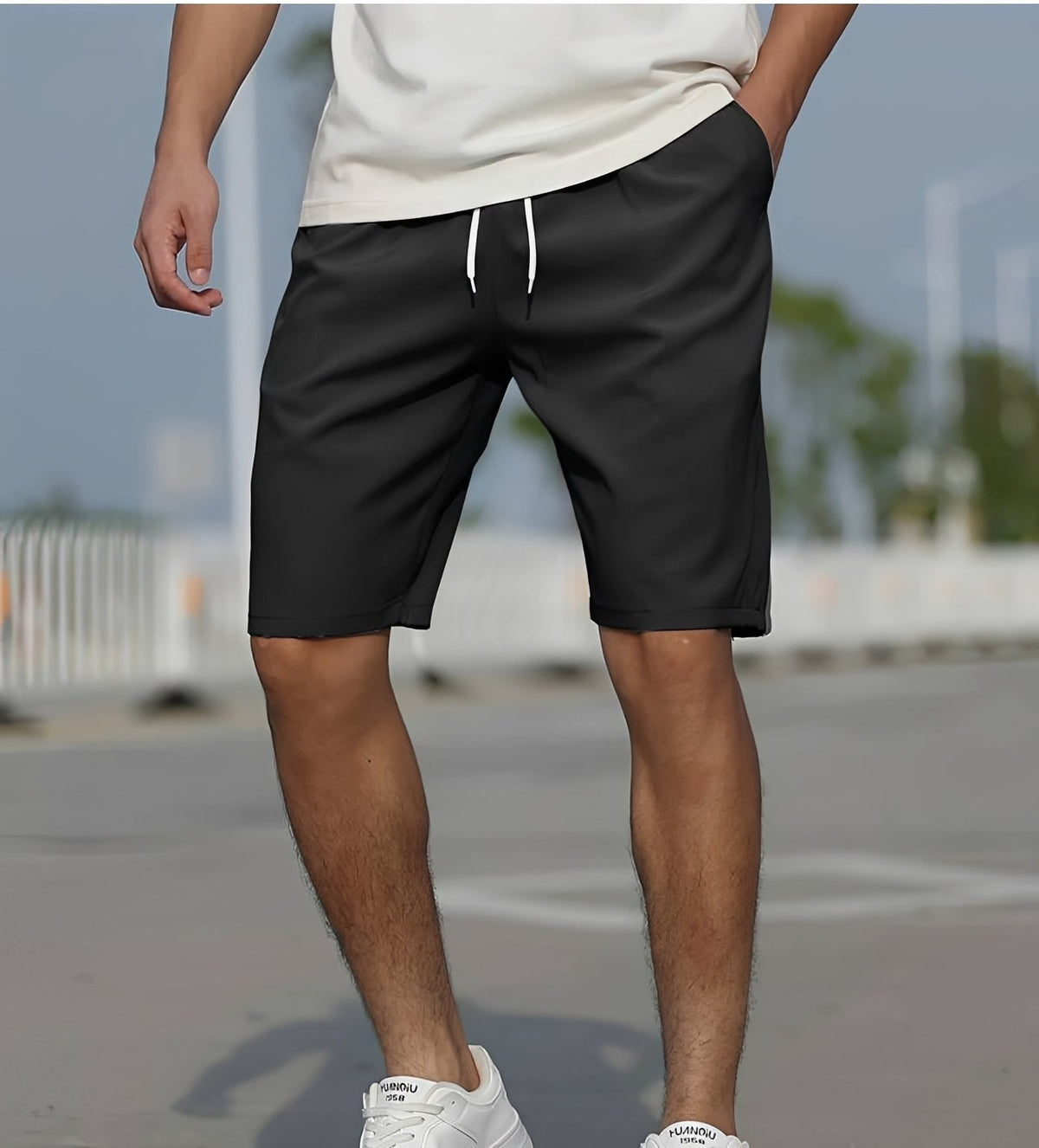 Tristan - Bequeme Shorts mit Kordelzug für Männer