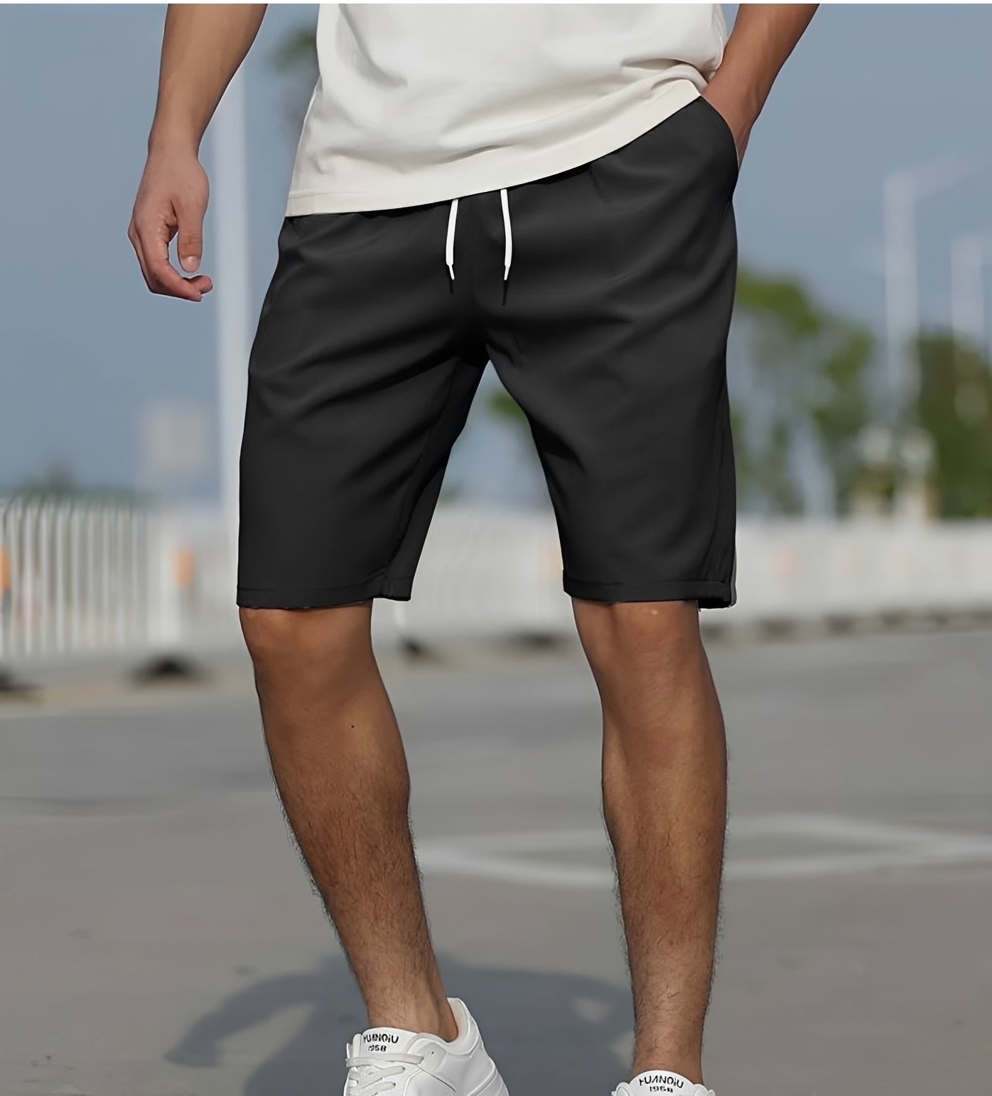 Tristan - Bequeme Shorts mit Kordelzug für Männer