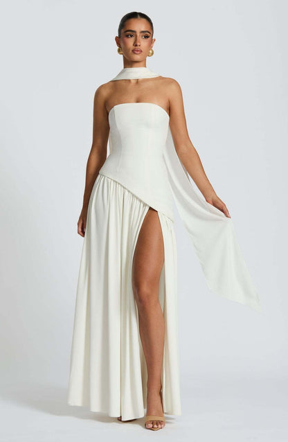 Maggie - Elegantes langes Kleid mit Bustier für Frauen