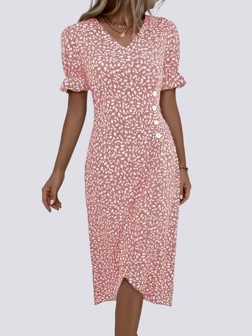 Fannie - Elegantes Kleid mit Blumenmuster für Frauen