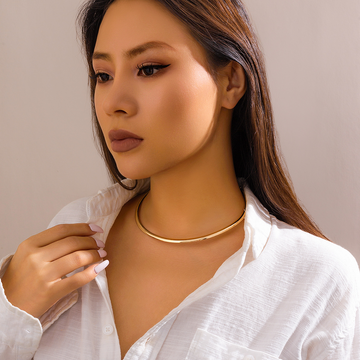 Clavícula Ring Halskette - Stilvoller Choker-Ring