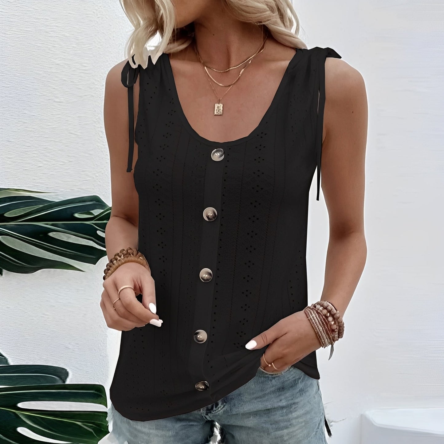 Millie - Elegantes ärmelloses Top für Frauen