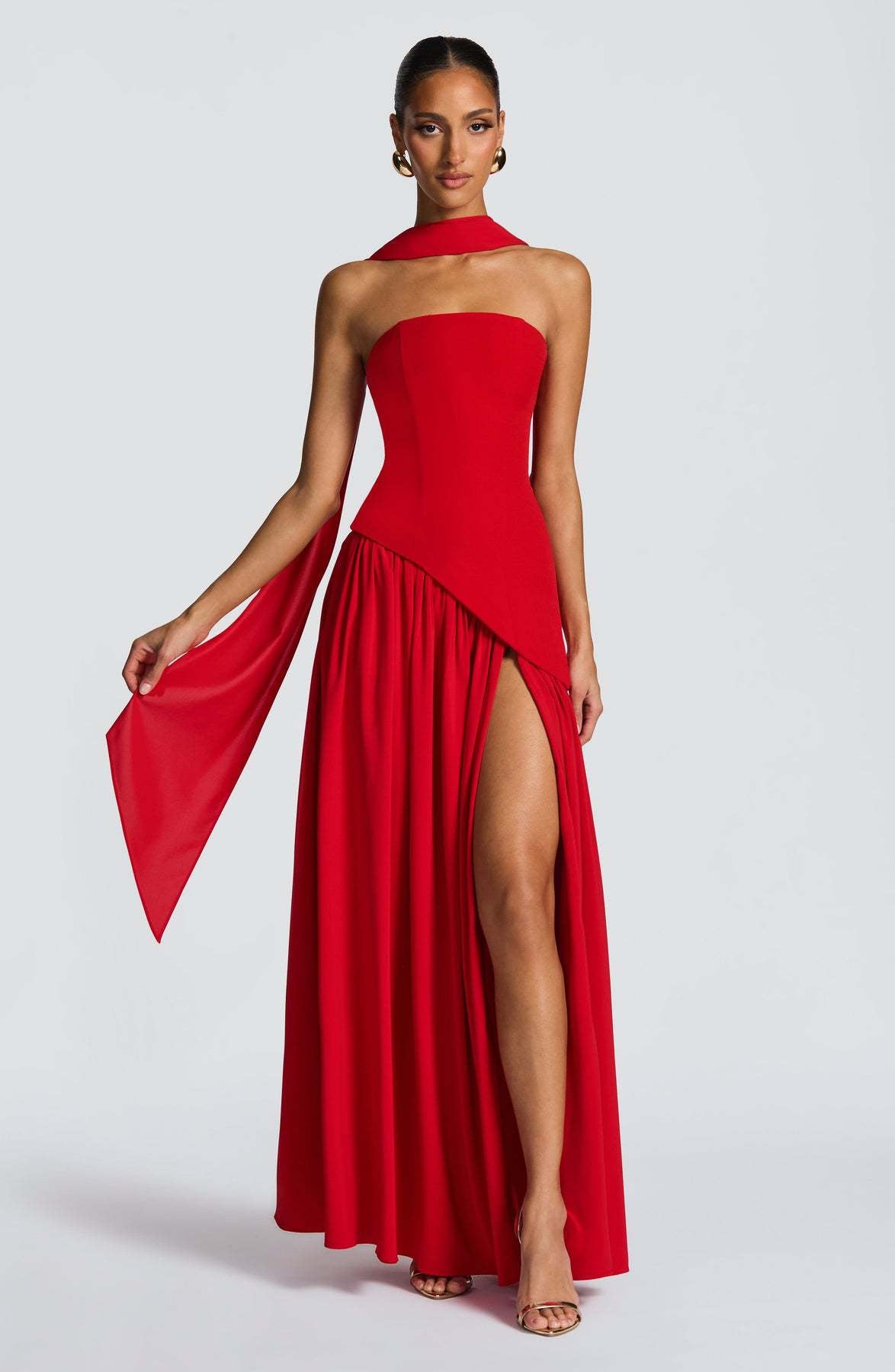 Maggie - Elegantes langes Kleid mit Bustier für Frauen