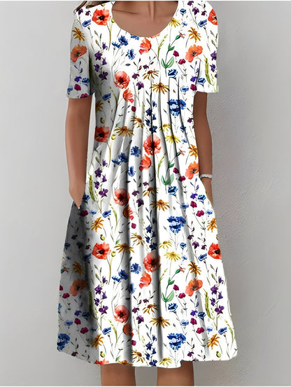 Jodie - Kleid mit elegantem Druck für Frauen